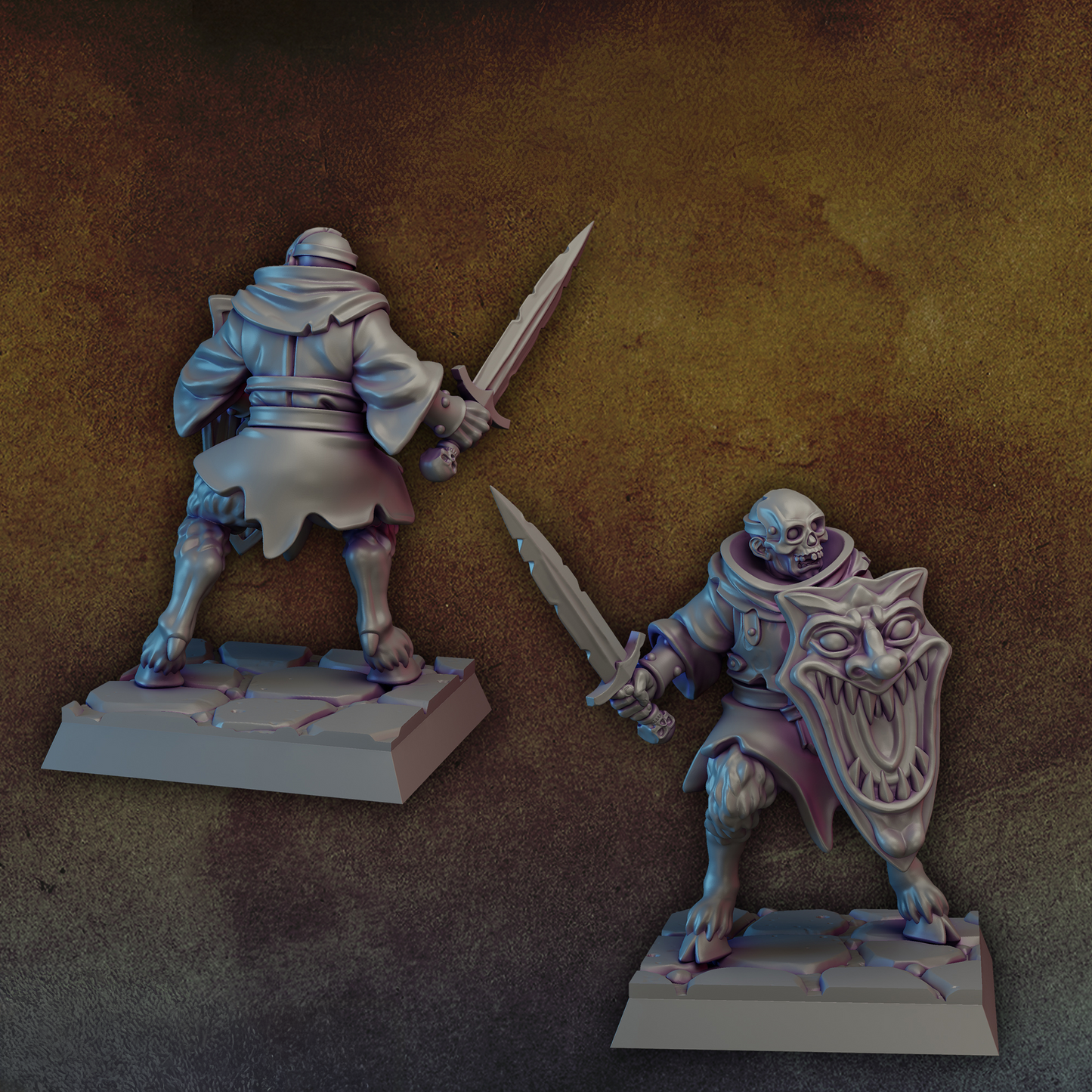 Cultist with sword and shield