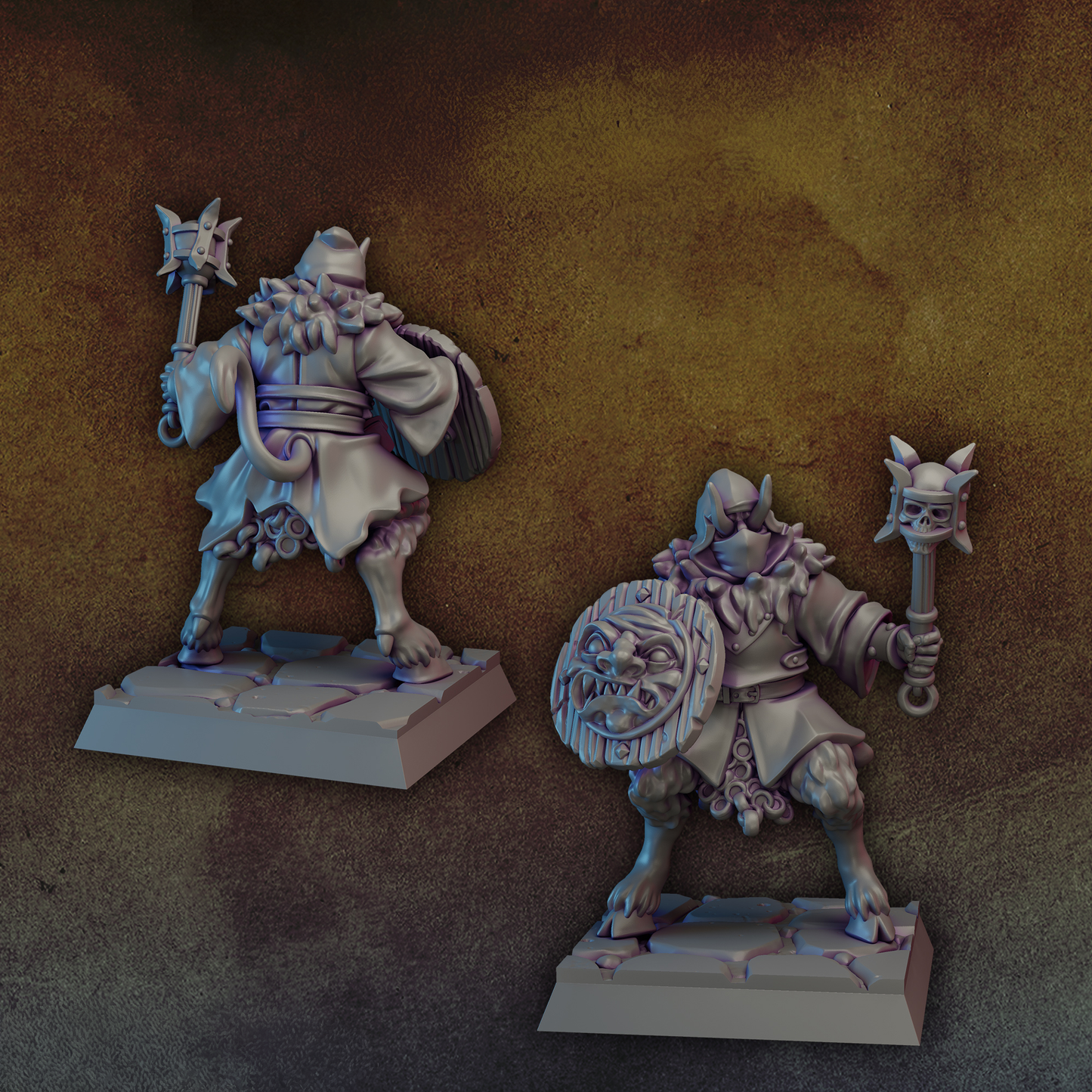 Cultist with club and shield