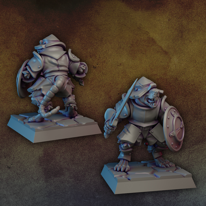 Ratfolk with sword