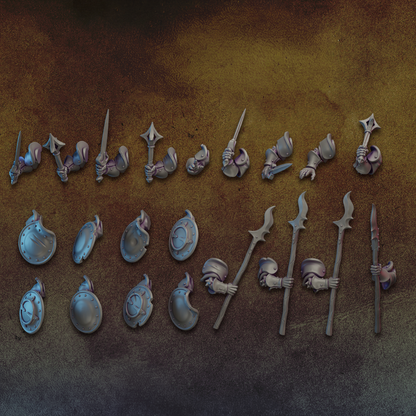 Ratfolk weapons and shields